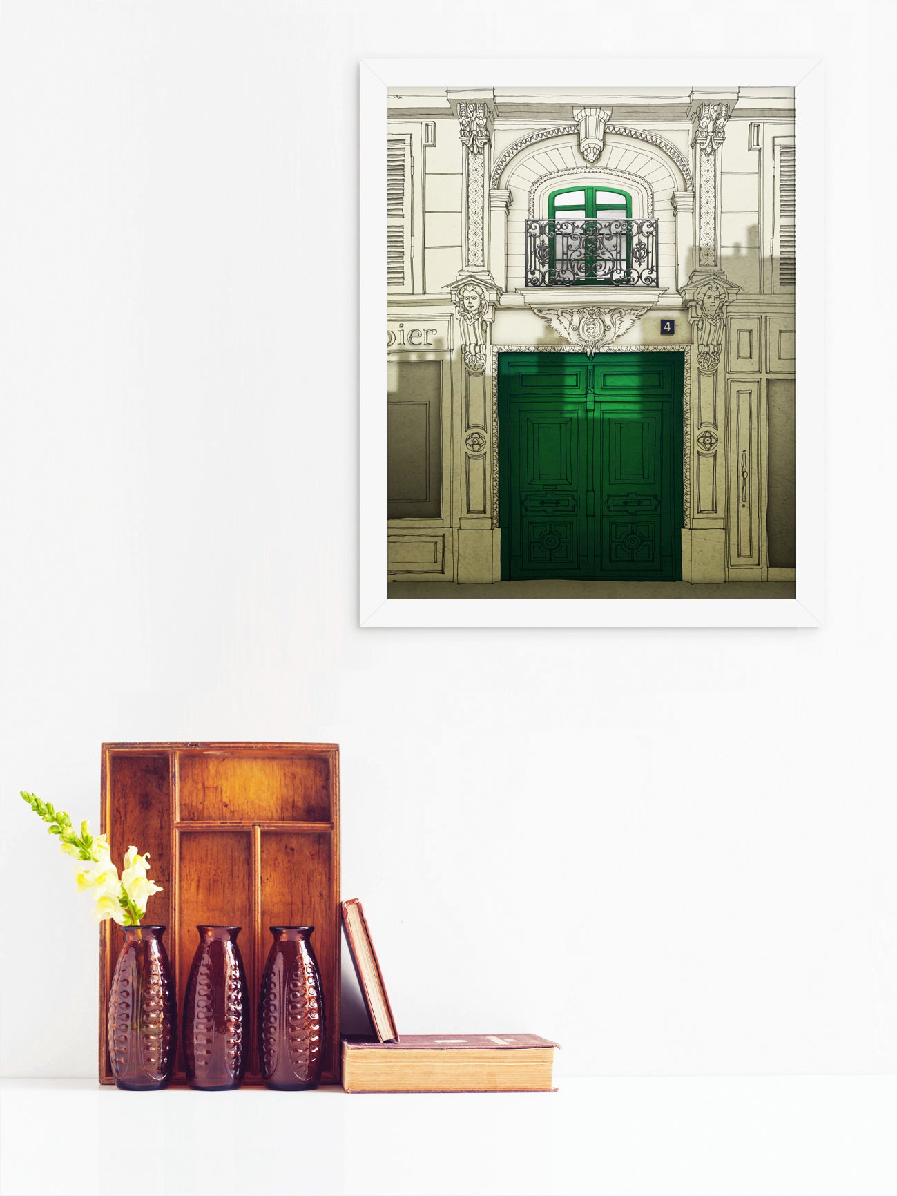 Fight for the light (green) - Framed Art Print