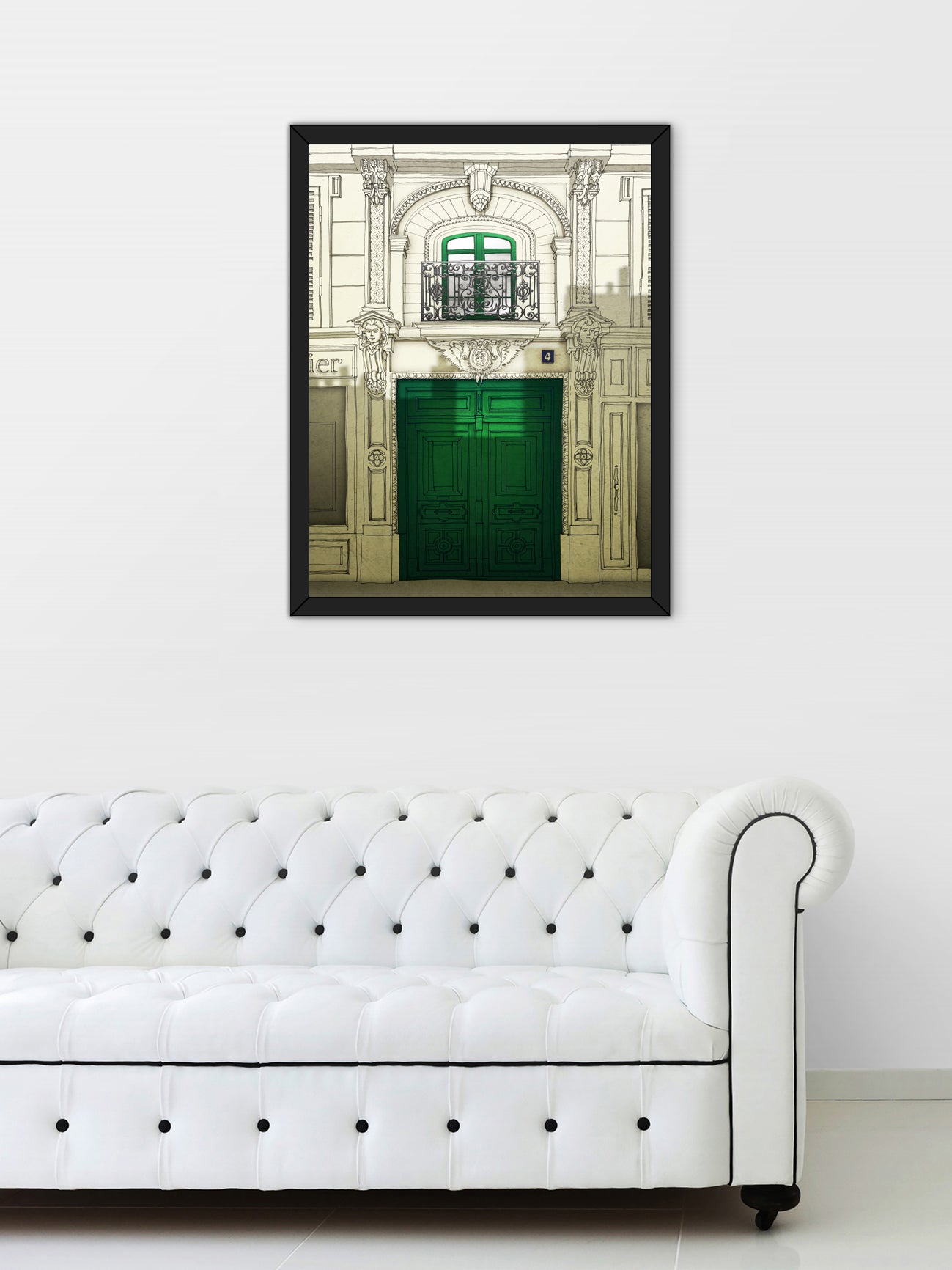 Fight for the light (green) - Framed Art Print