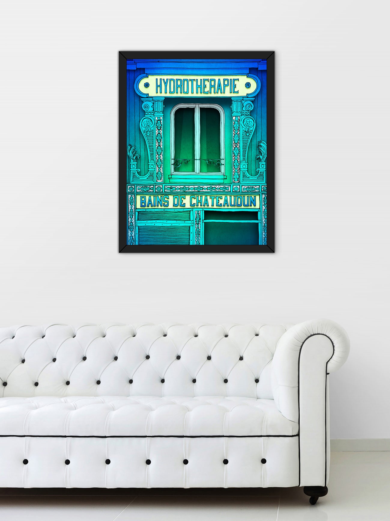 Hydrotherapie - Framed Art Print