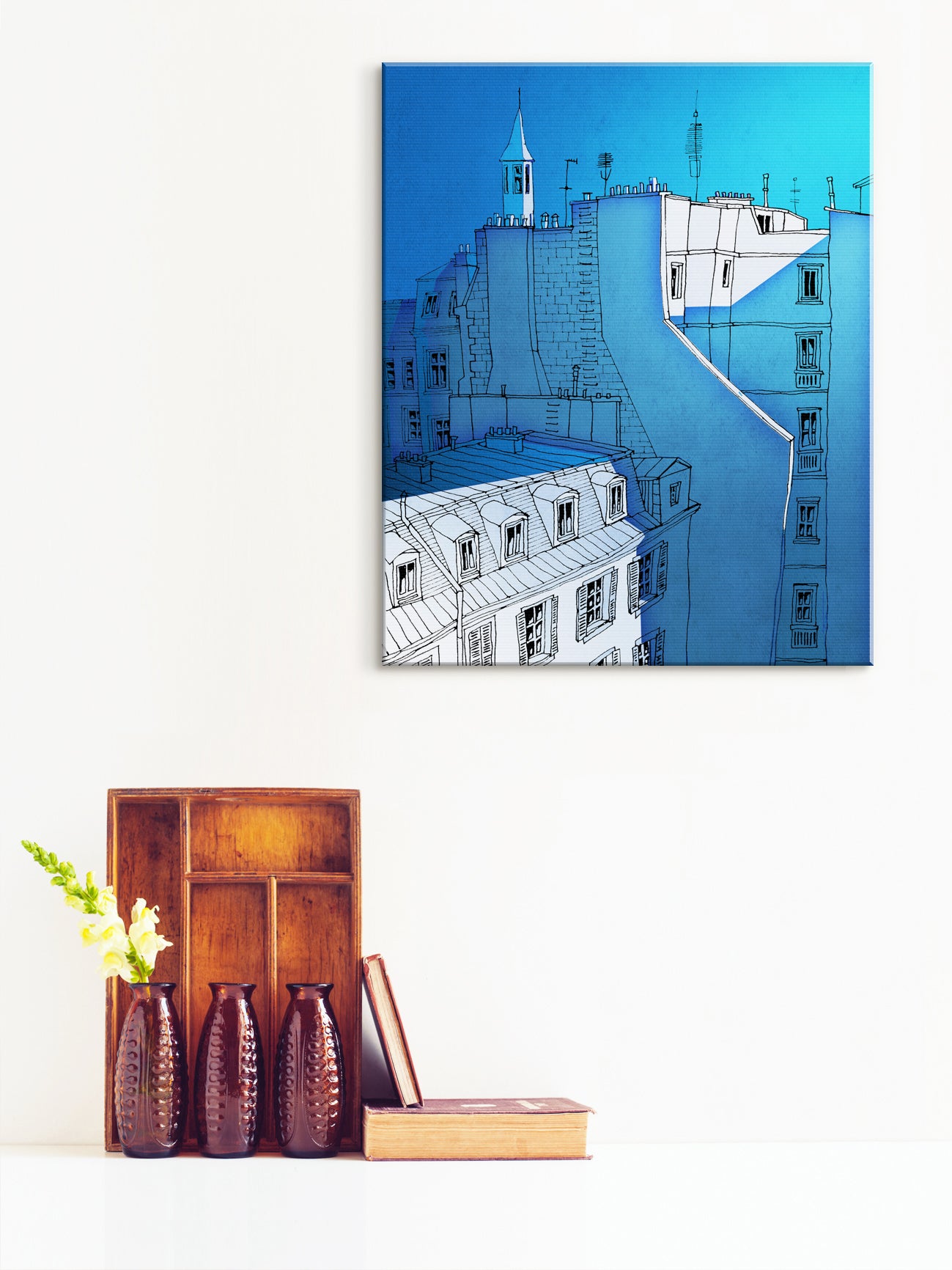 In an old house in Paris - Canvas Art Print