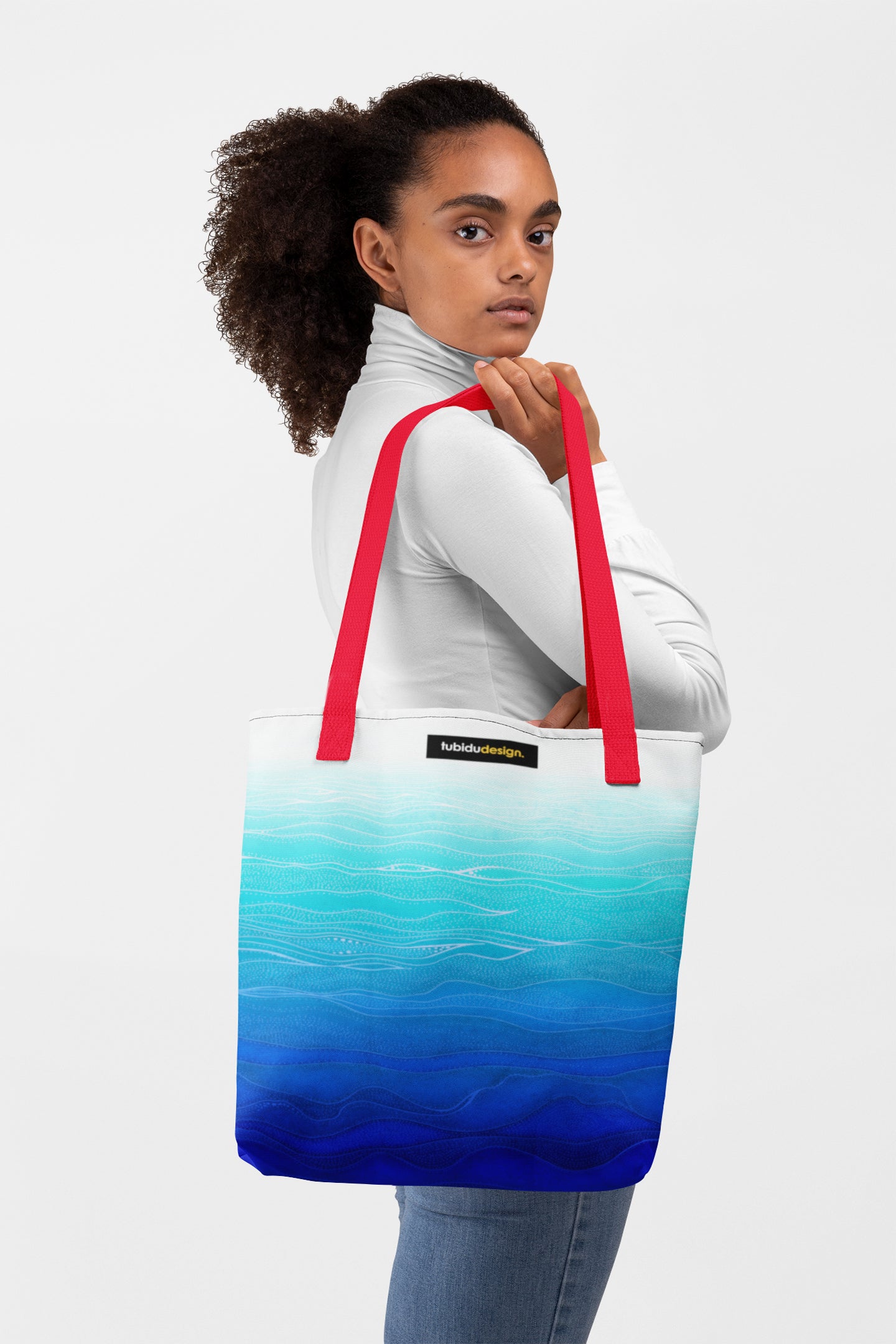 Lonely way - Illustrated Tote bag