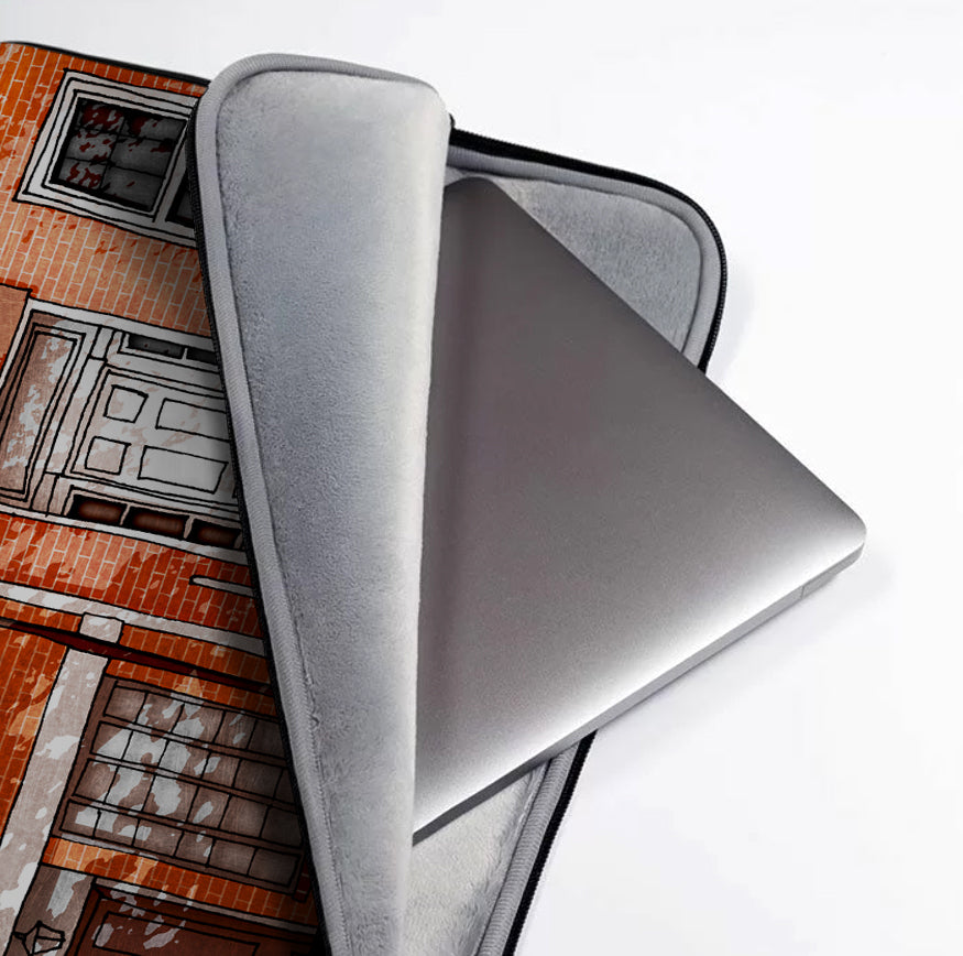 New York West Village - Illustrated Laptop Sleeve