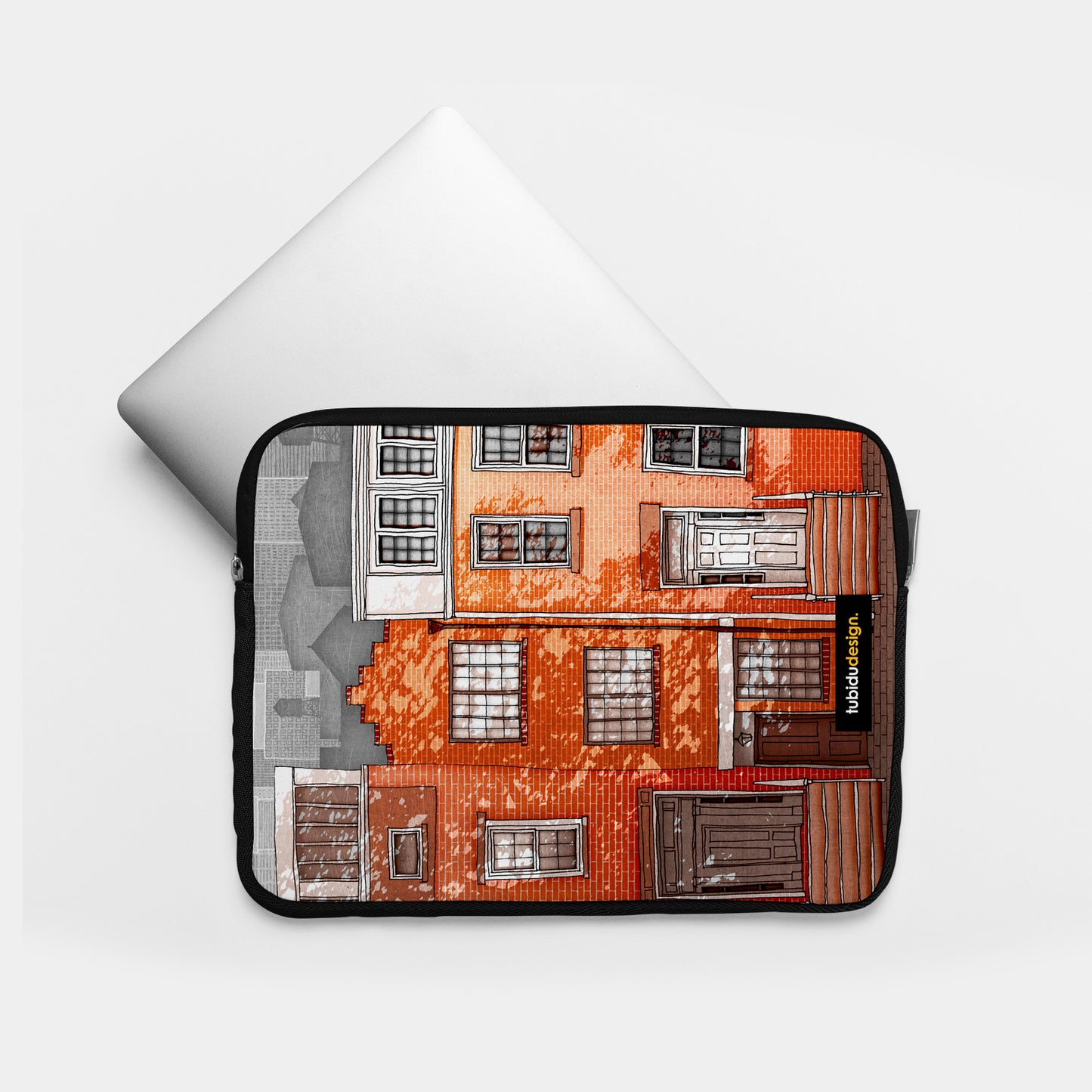 New York West Village - Illustrated Laptop Sleeve