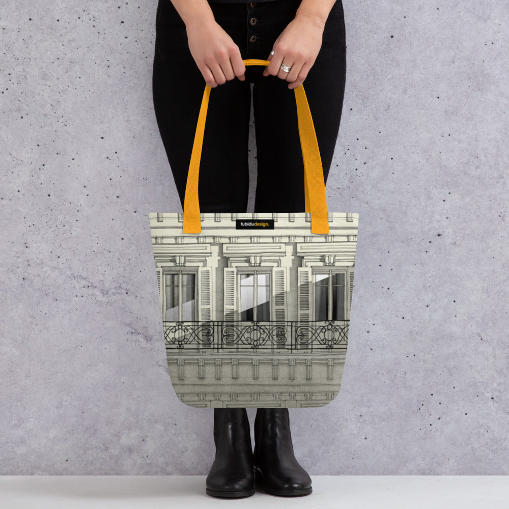 Paris balcony - Illustrated Tote bag