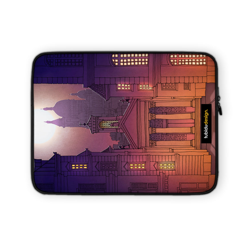 Sacre Coeur (deep purple) - Illustrated Laptop Sleeve
