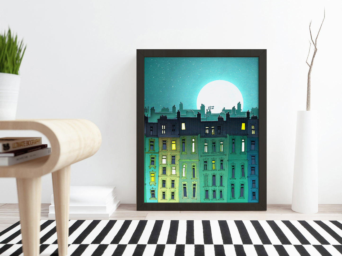 Song to the Moon - Framed Art Print