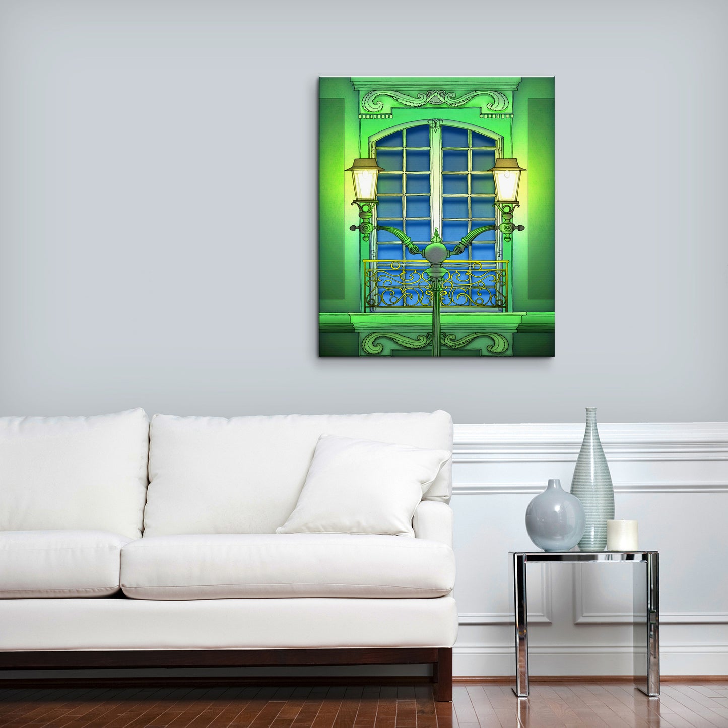 The guardian of the night - Canvas Art Print