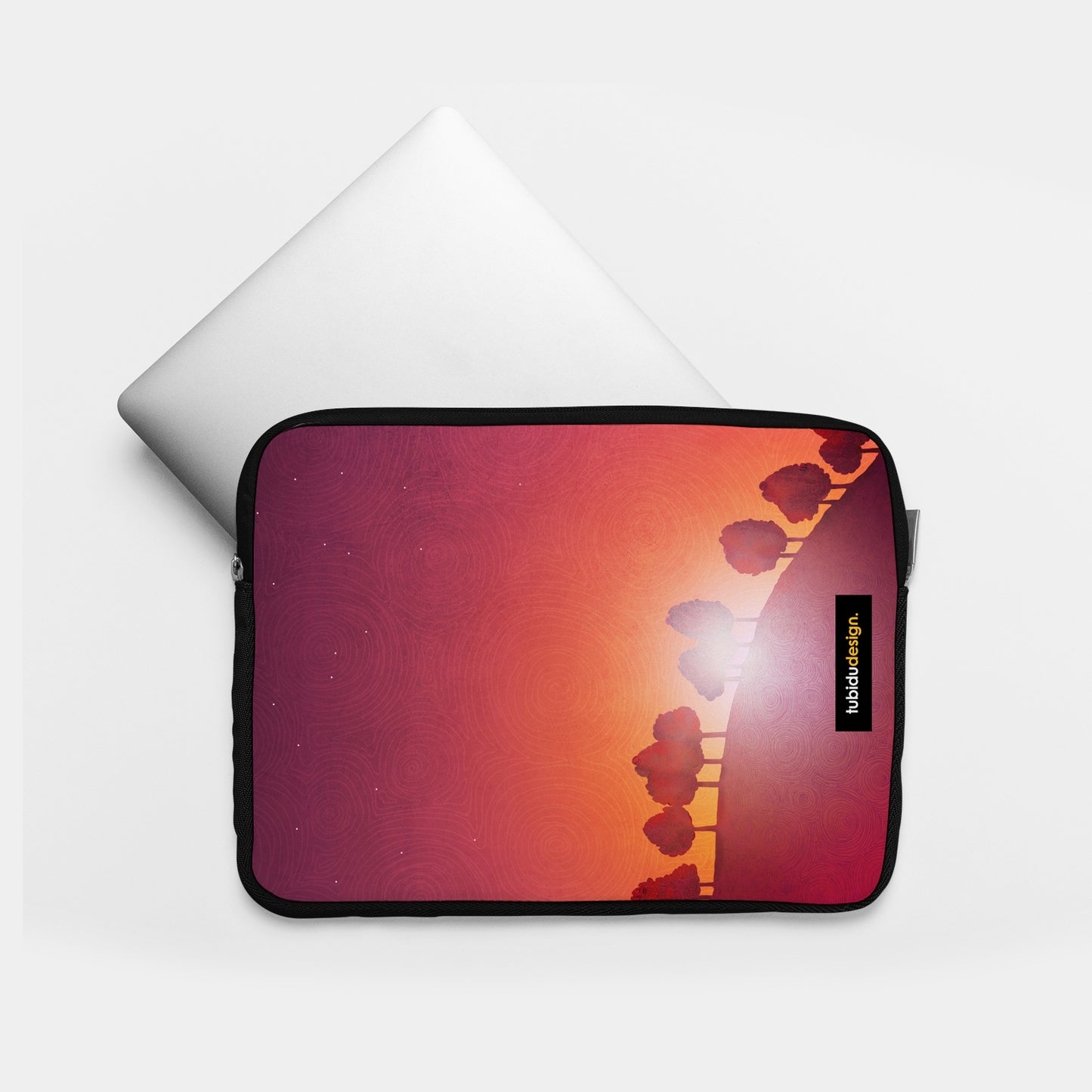 First streak of dawn (red) - Illustrated Laptop Sleeve