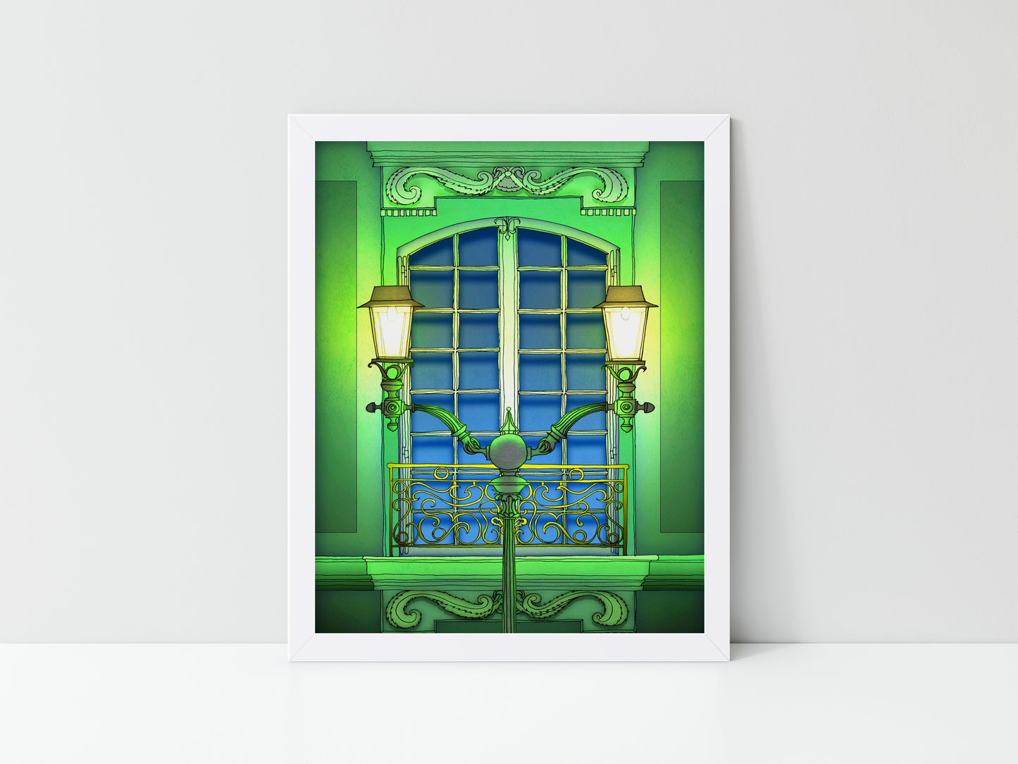 The Guardian of the night - Framed Art Print