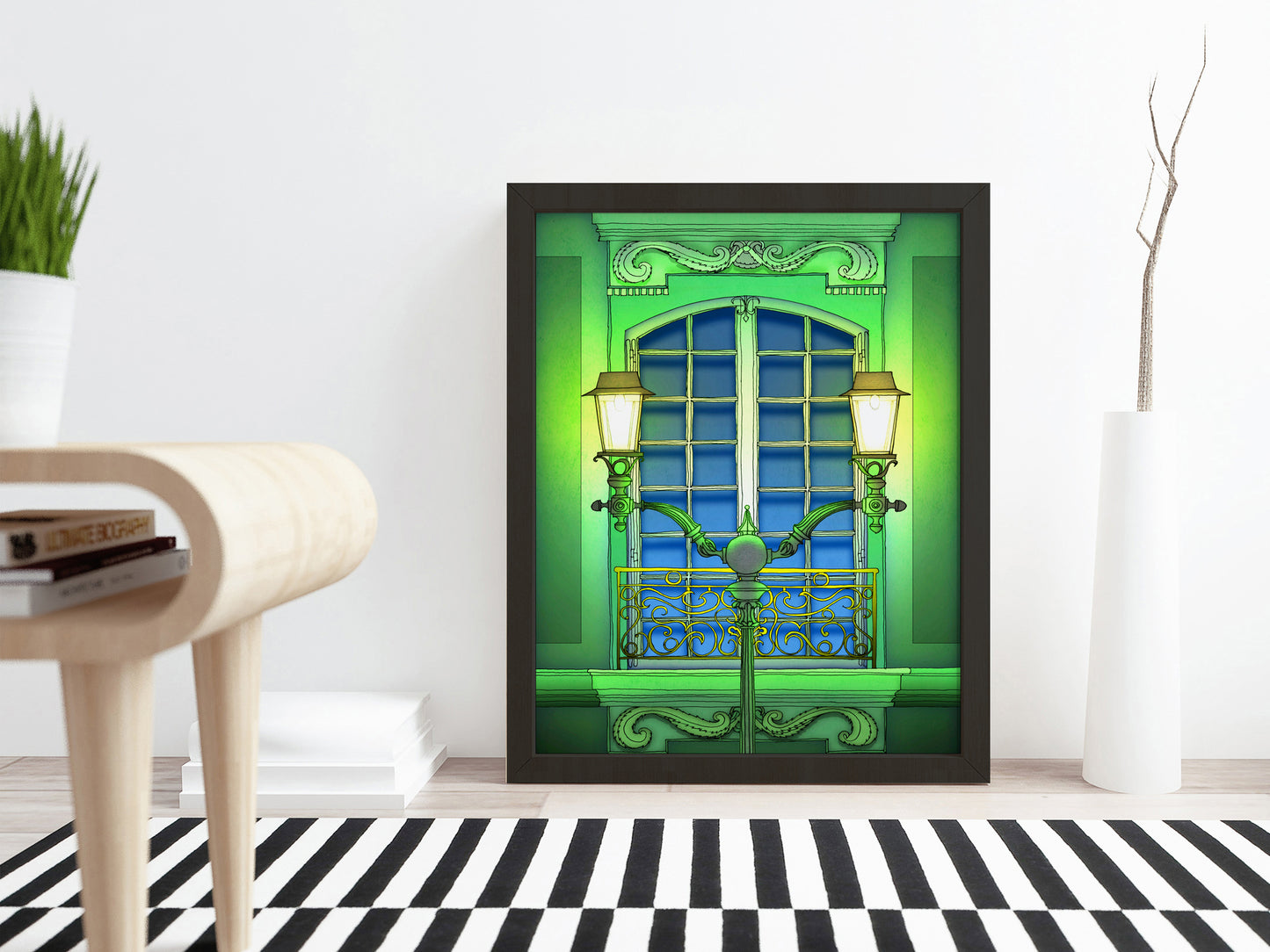 The Guardian of the night - Framed Art Print
