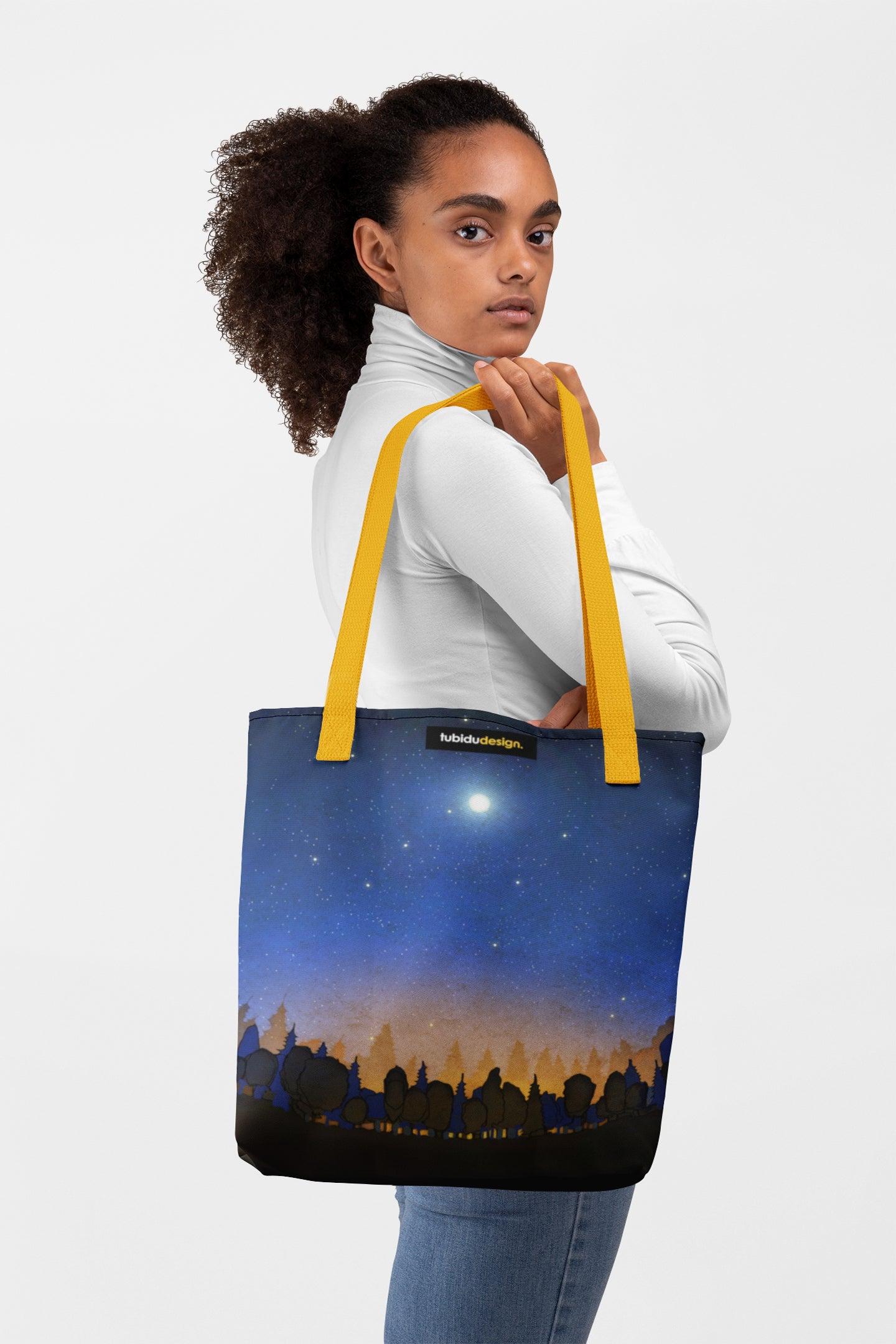The secret of the night forest - Illustrated Tote bag