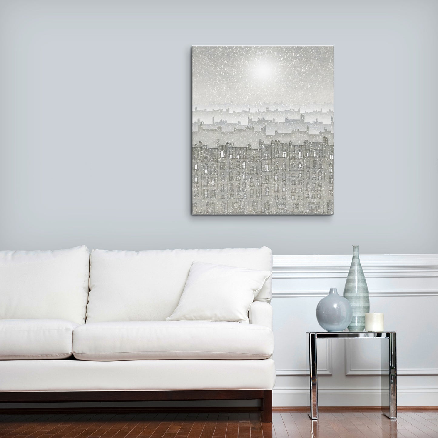 Walking with Angels - Canvas Art Print