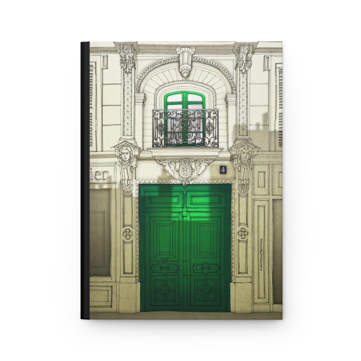 Night walking (green) - Fight for the light (green) - Paris Art Journal No.1