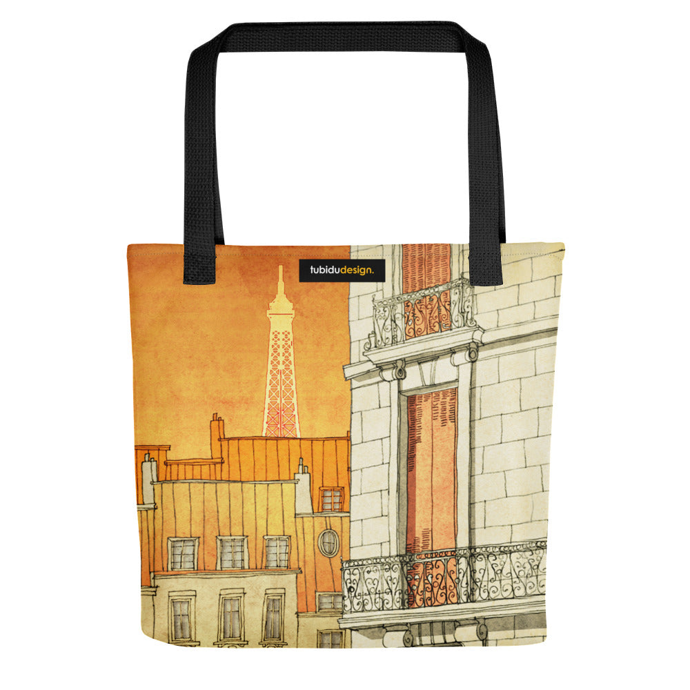 Paris windows - Illustrated Tote bag