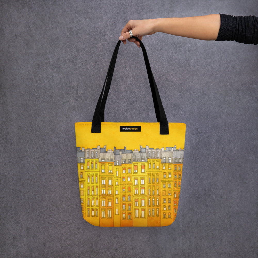Yellow facade - Illustrated Tote bag