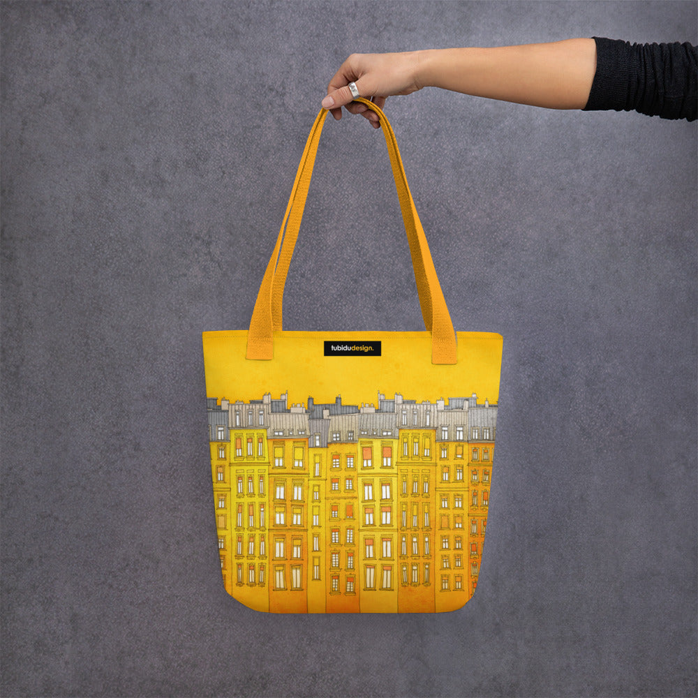 Yellow facade - Illustrated Tote bag
