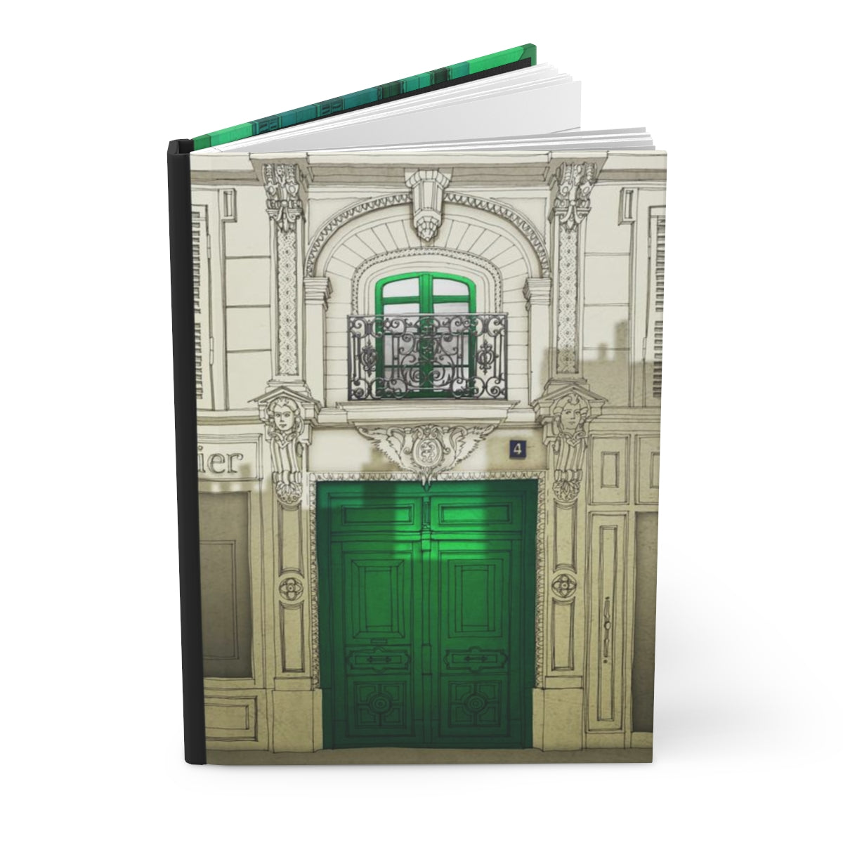 Night walking (green) - Fight for the light (green) - Paris Art Journal No.1