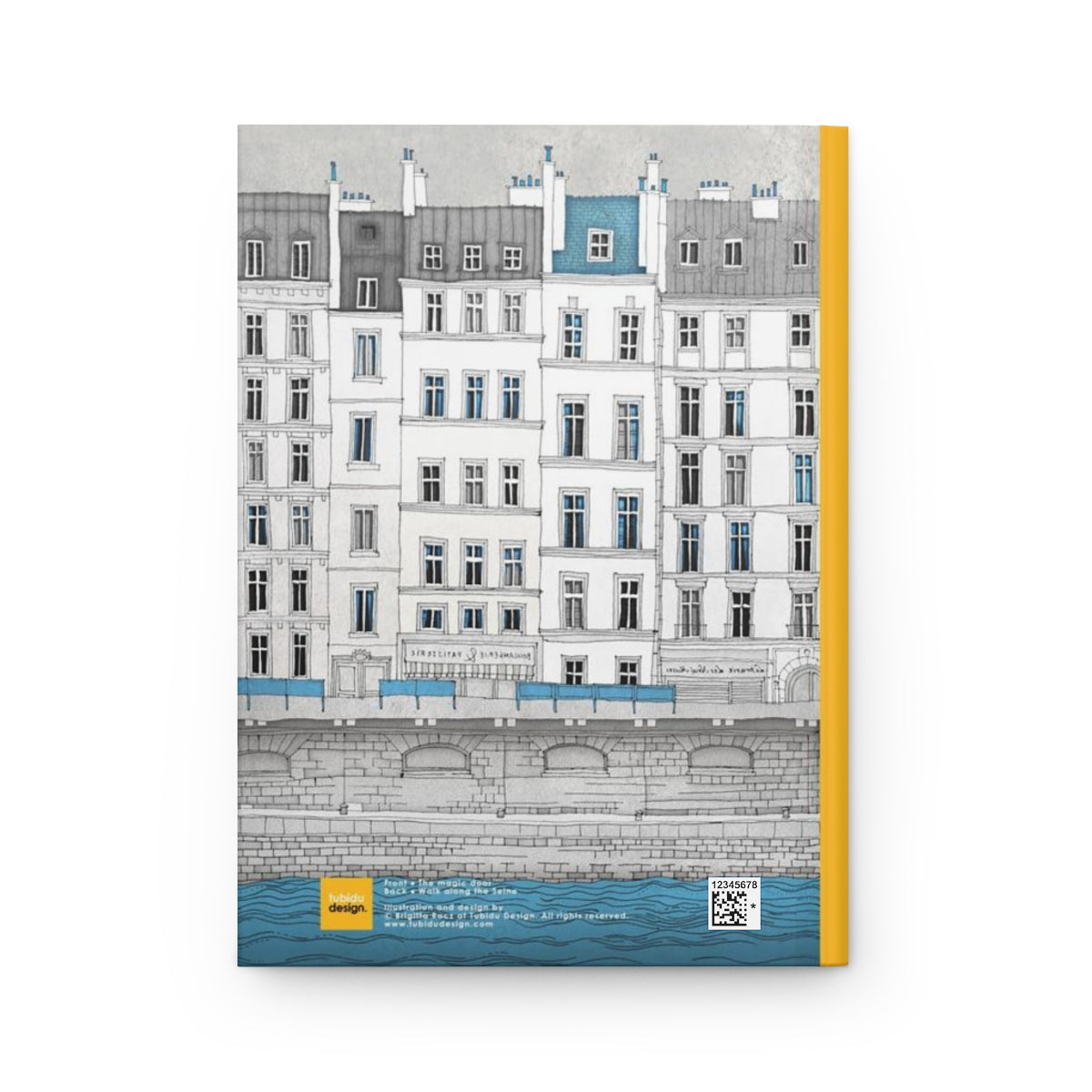 Walk along the Seine (blue) & The magic door - Paris Art Journal No.28