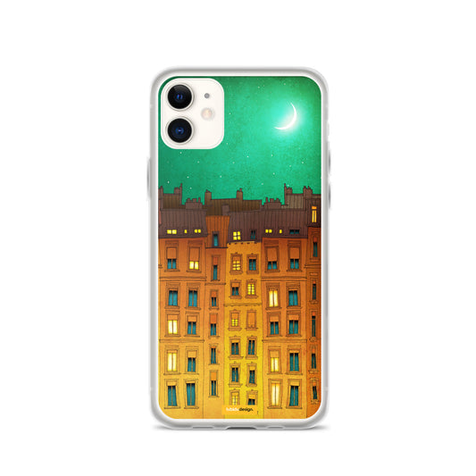 Midnight in Paris - Illustrated iPhone Case