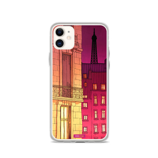 Paris windows - Illustrated iPhone Case