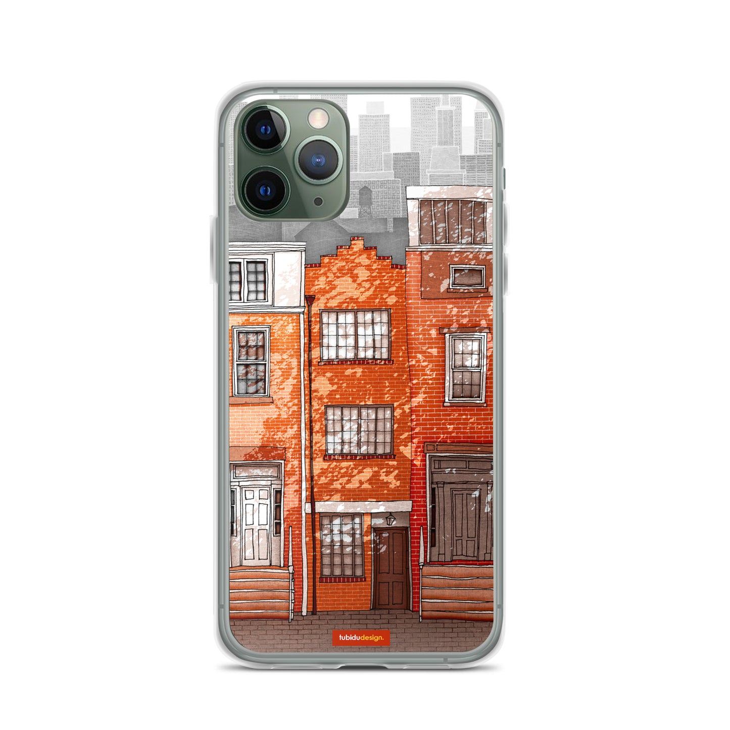 New York West Village - Illustrated iPhone Case