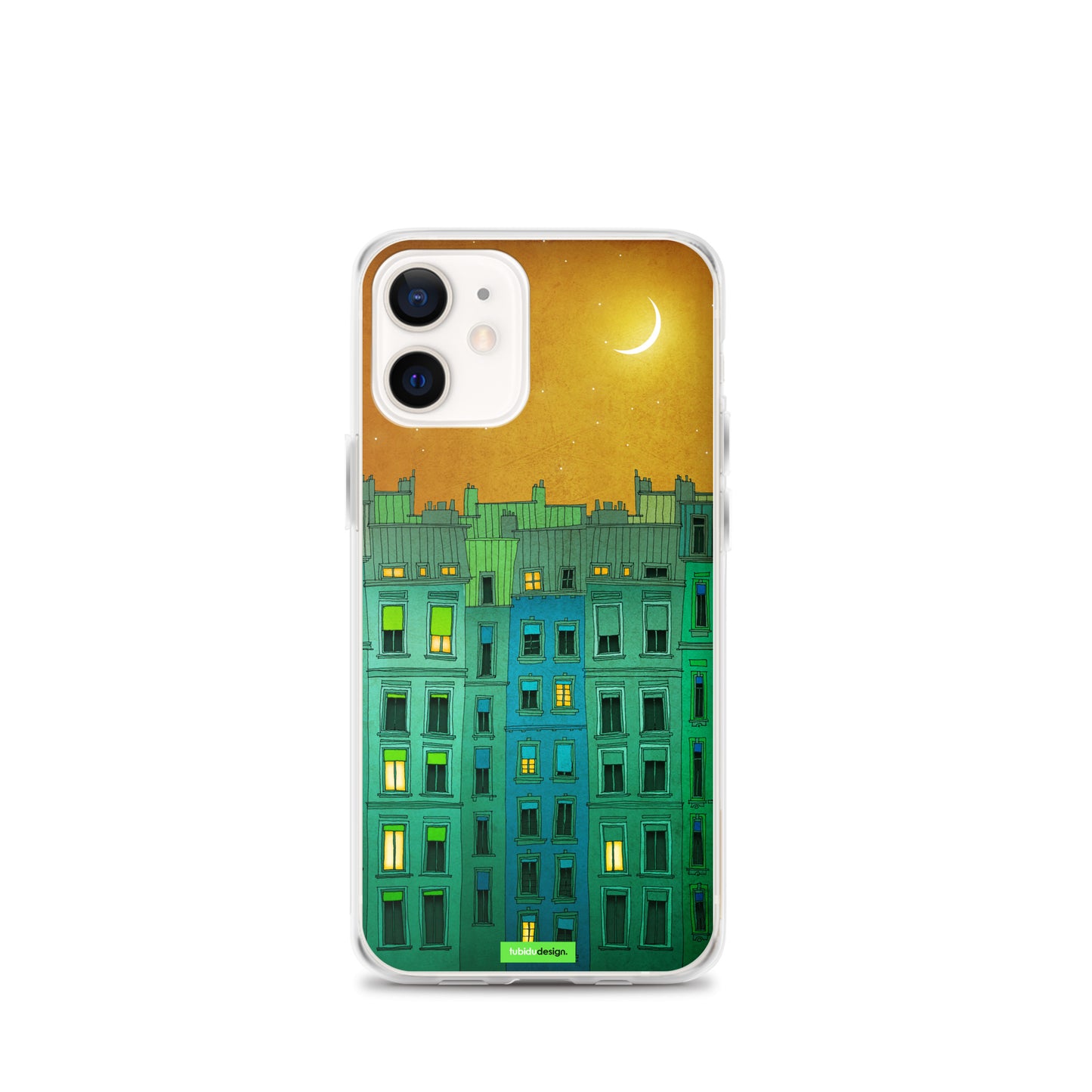 Golden night - Illustrated iPhone Case