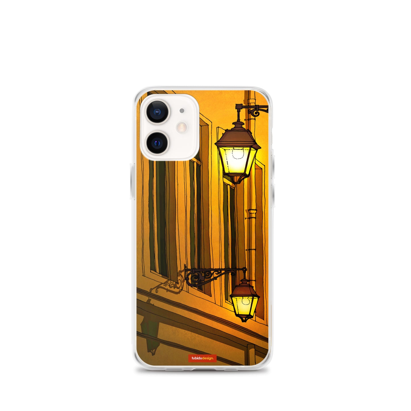 Quai St Michel (yellow) - Illustrated iPhone Case