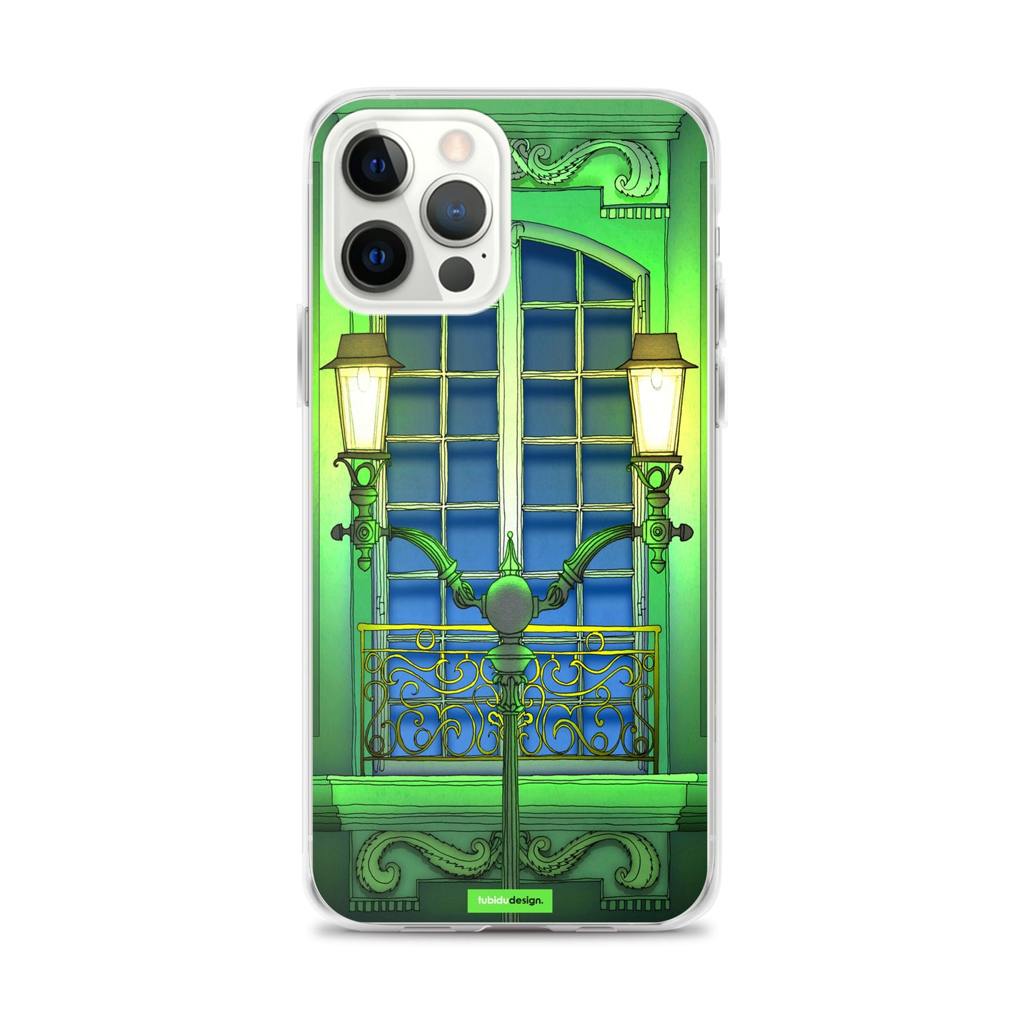 The guardian of the night - Illustrated iPhone Case