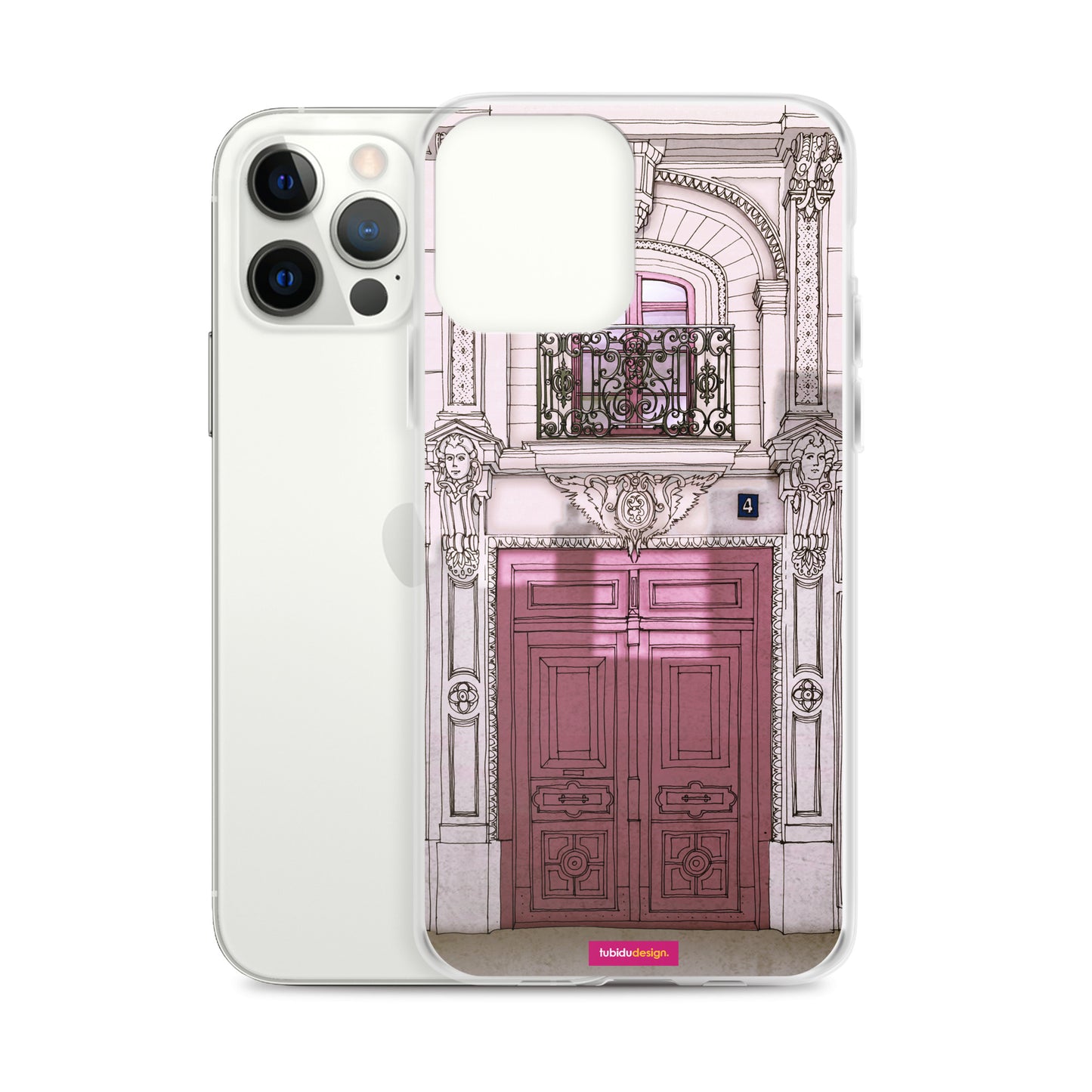 Fight for the light (rose) - Illustrated iPhone Case
