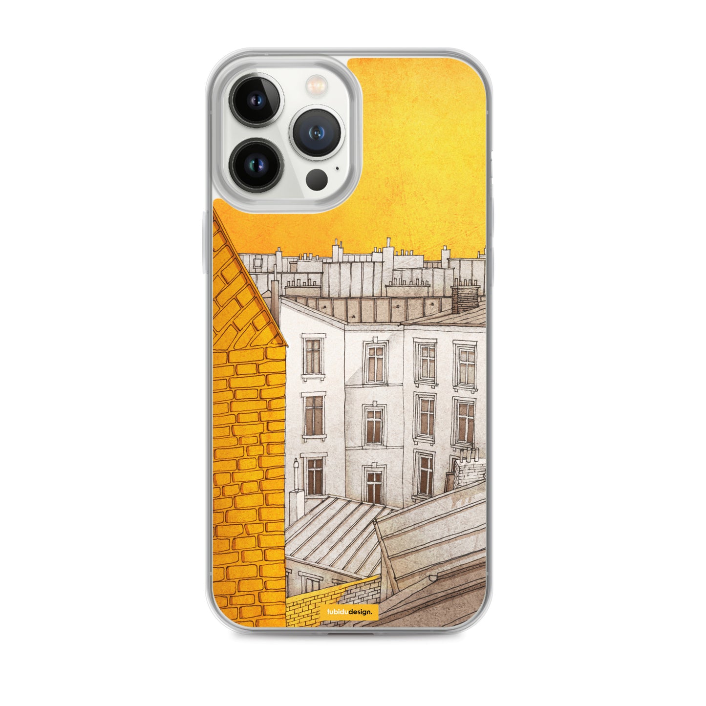 Sunny day in Paris - Illustrated iPhone Case