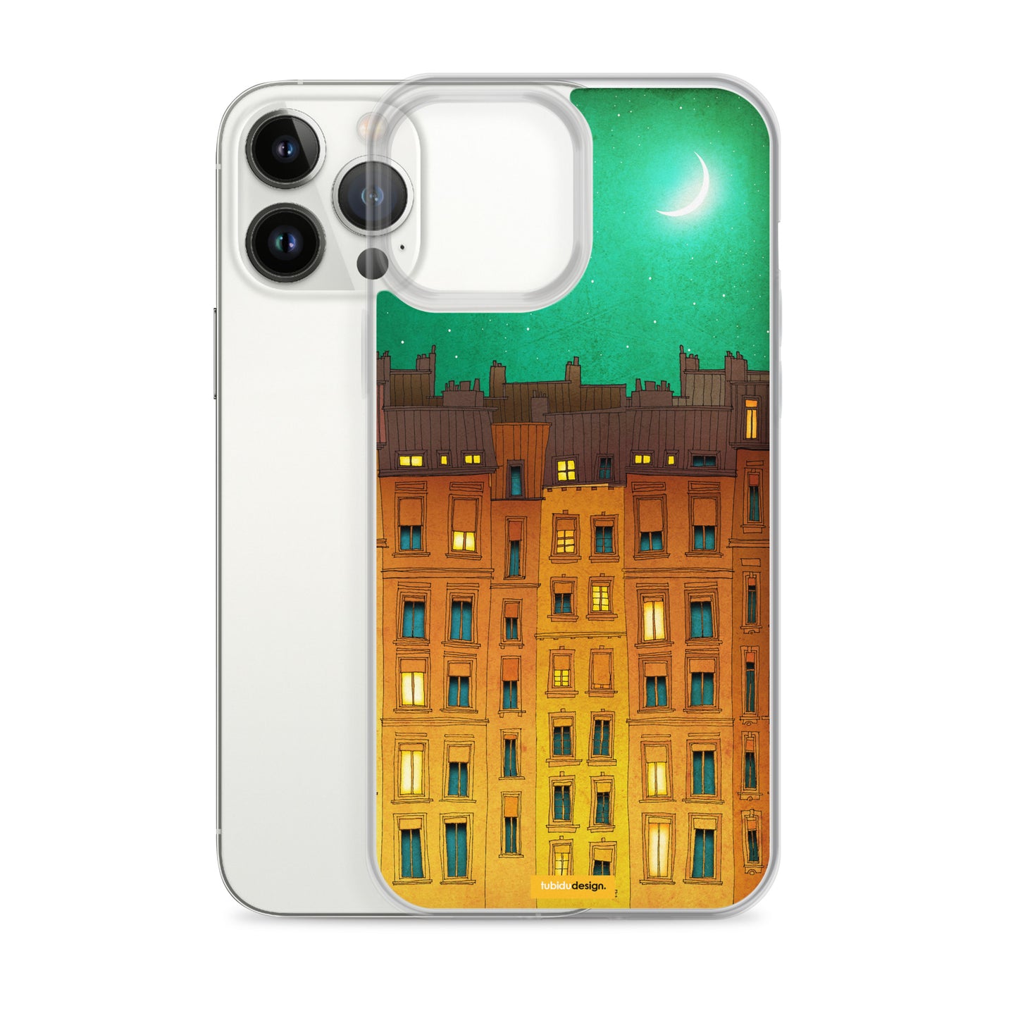 Midnight in Paris - Illustrated iPhone Case