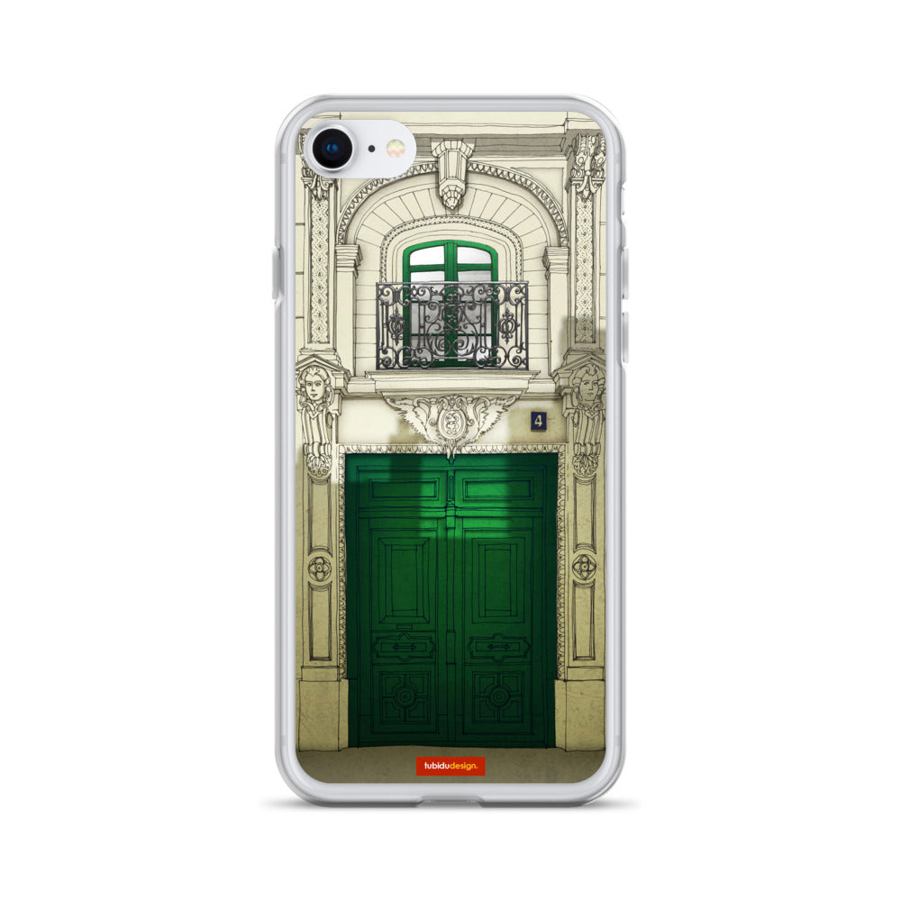 Fight for the light (green) - Illustrated iPhone Case