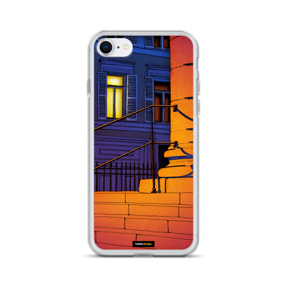 Midnight visitor - Illustrated iPhone Case