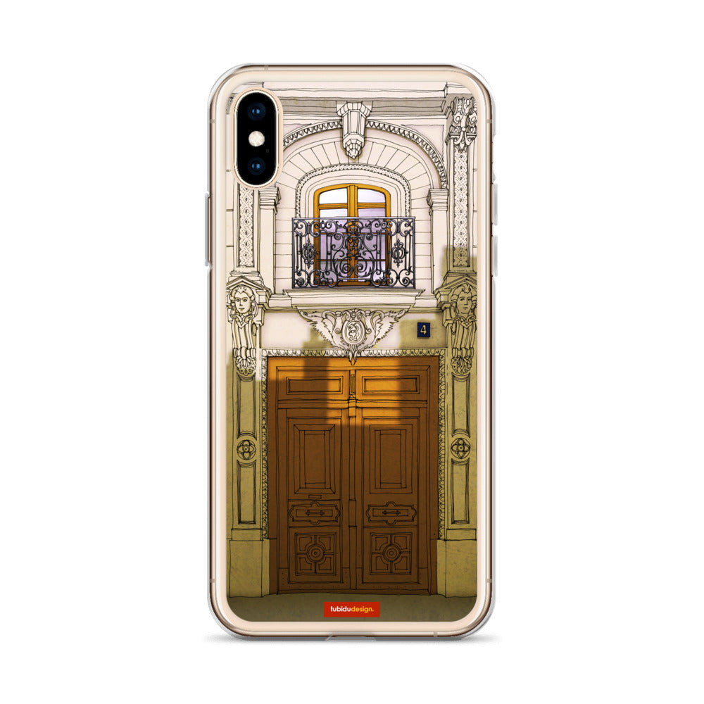 Fight for the light (brown) - Illustrated iPhone Case