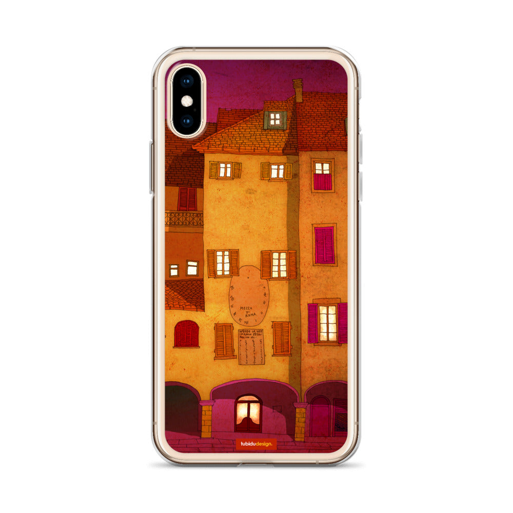 Italian facade (red) - Illustrated iPhone Case