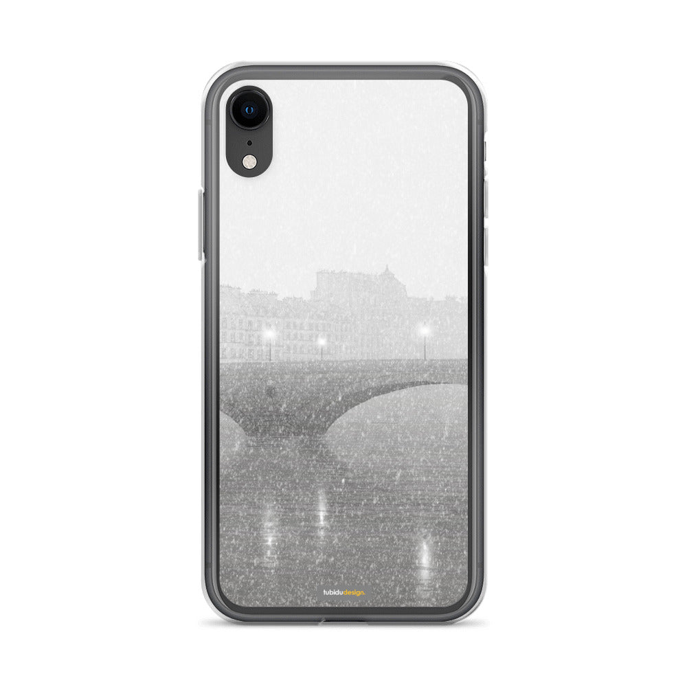 Ile Saint Louis (grey) - Illustrated iPhone Case