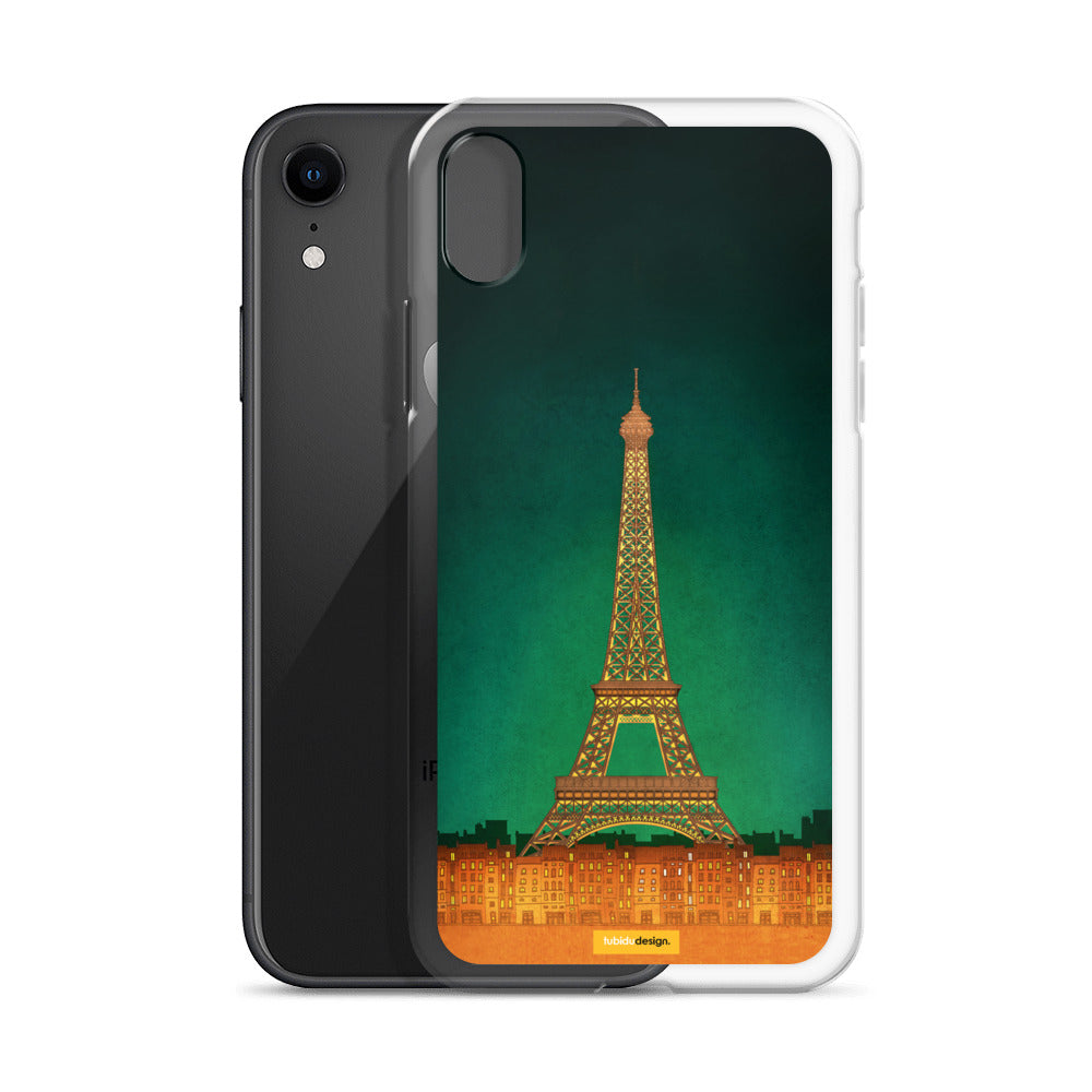 Paris by night - Illustrated iPhone Case