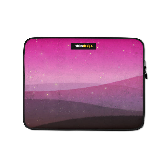 Moonrise (pink) - Illustrated Laptop Sleeve