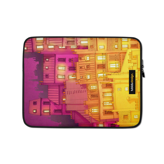 Montmartre at night - Illustrated Laptop Sleeve