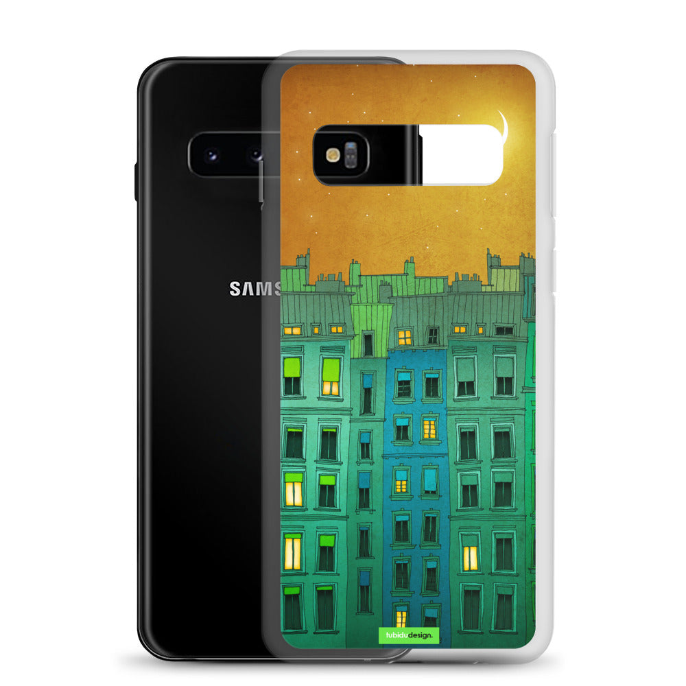 Golden Night - Illustrated Samsung Phone Case