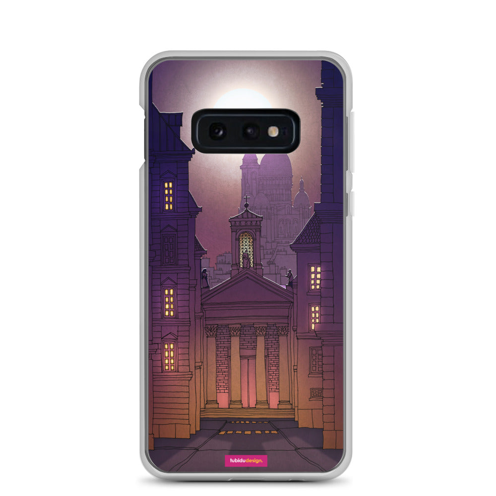 Sacre Coeur (deep purple) - Illustrated Samsung Phone Case