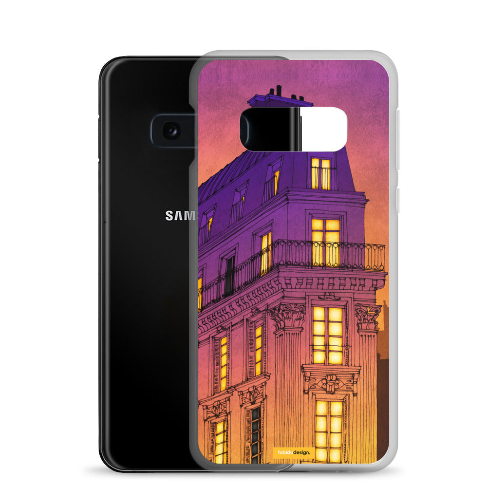 Boulevard de Magenta - Illustrated Samsung Phone Case