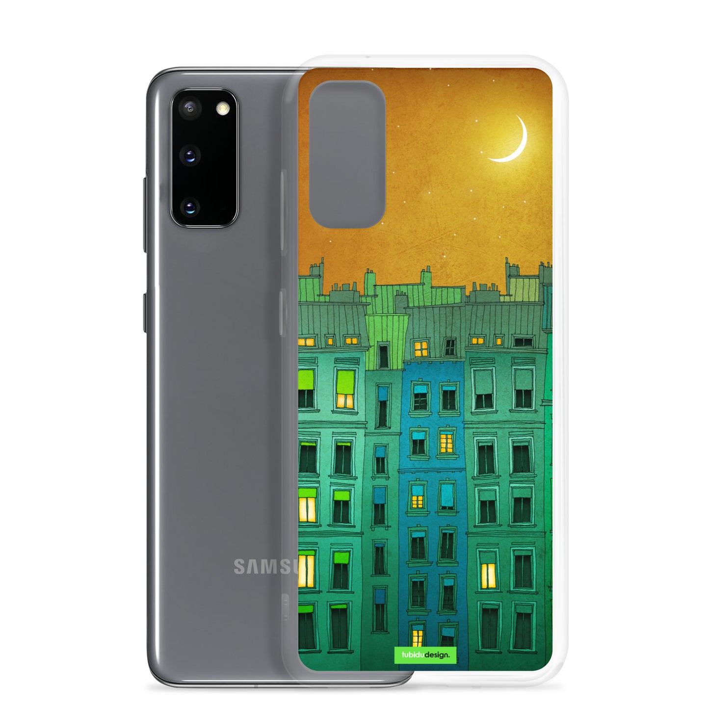 Golden Night - Illustrated Samsung Phone Case