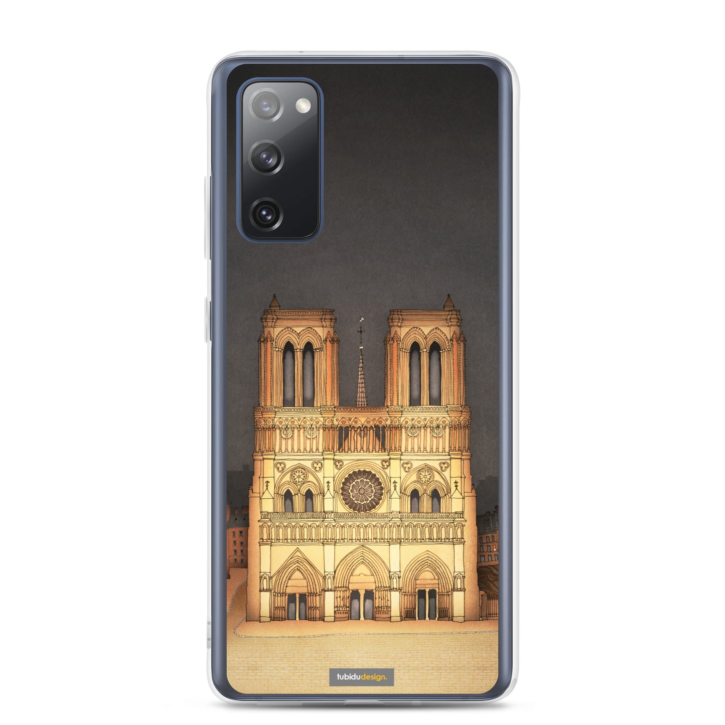The Notre Dame in Paris - Illustrated Samsung Phone Case