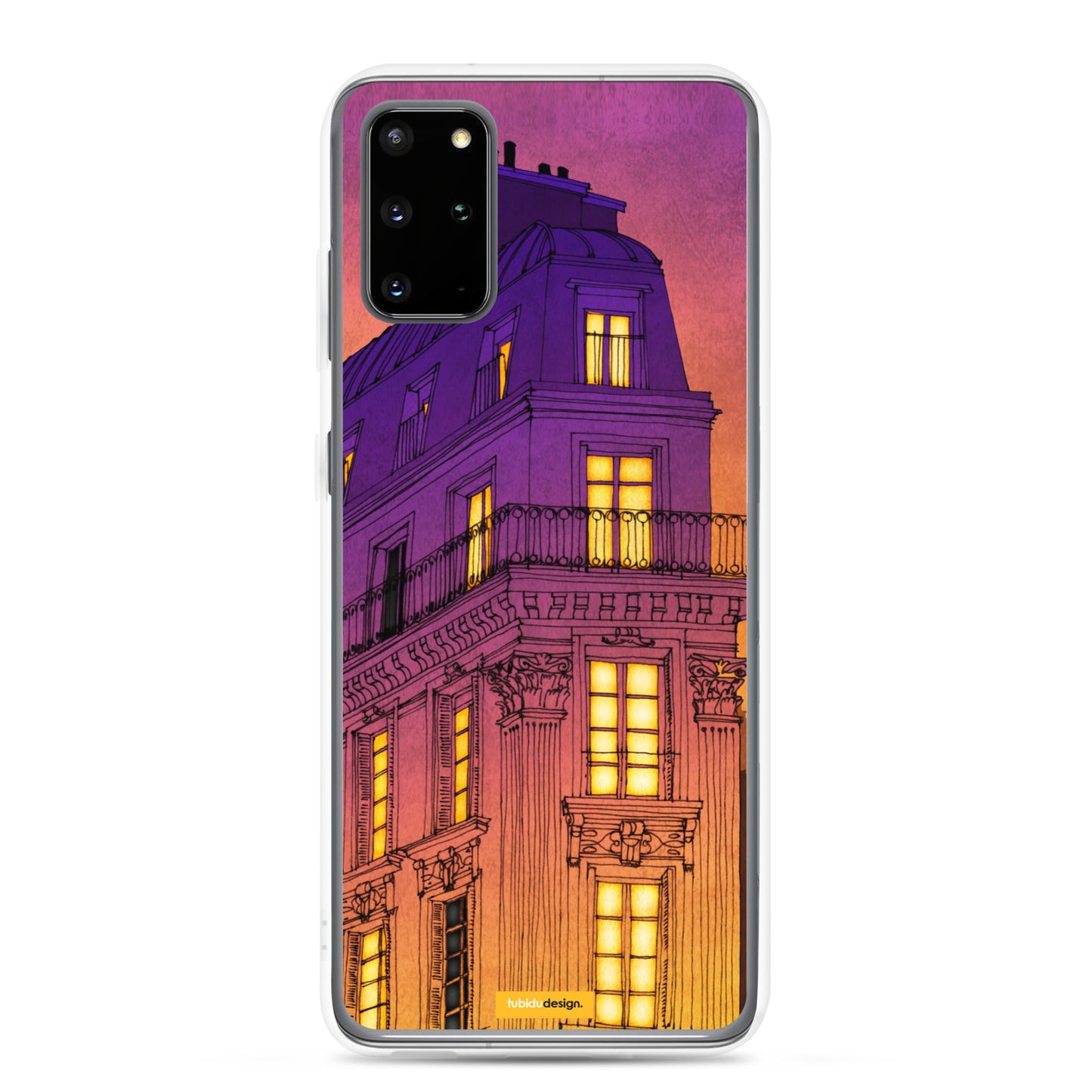 Boulevard de Magenta - Illustrated Samsung Phone Case