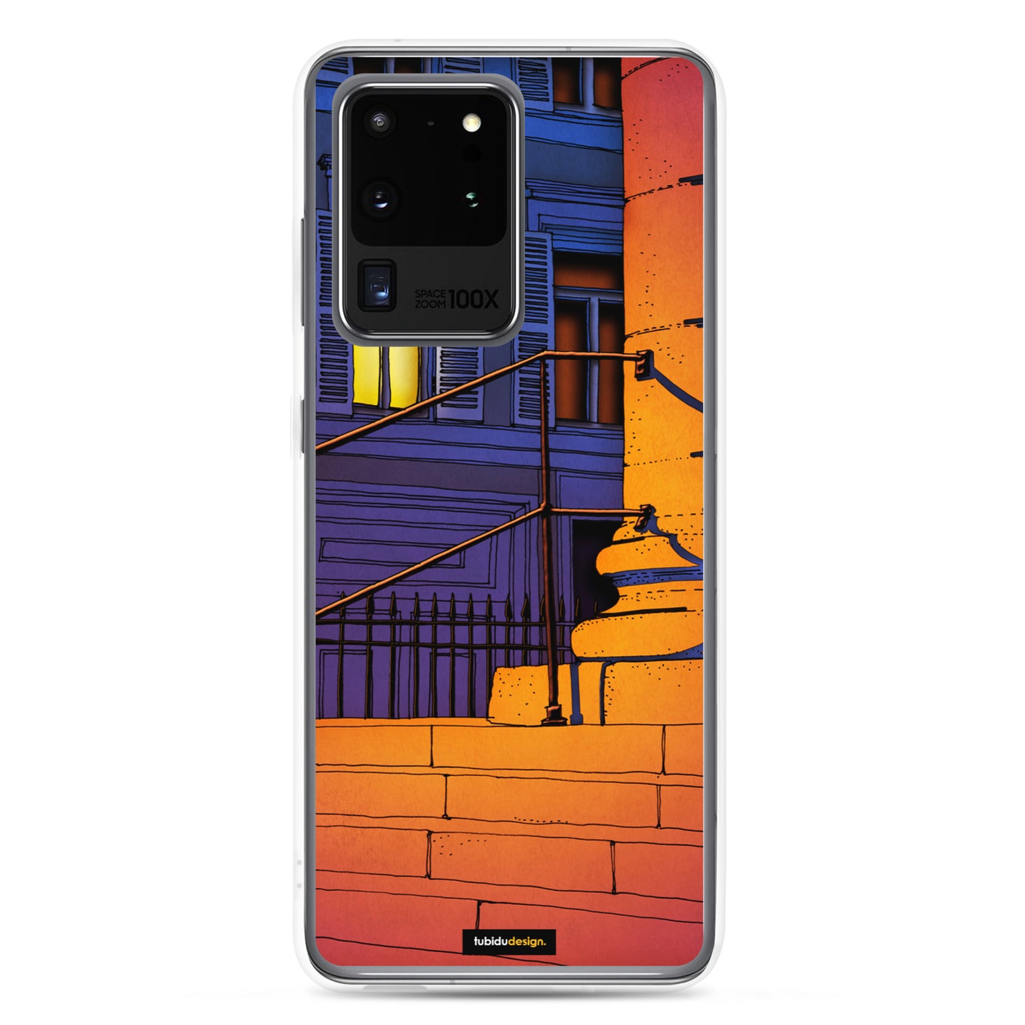 Midnight visitor - Illustrated Samsung Phone Case