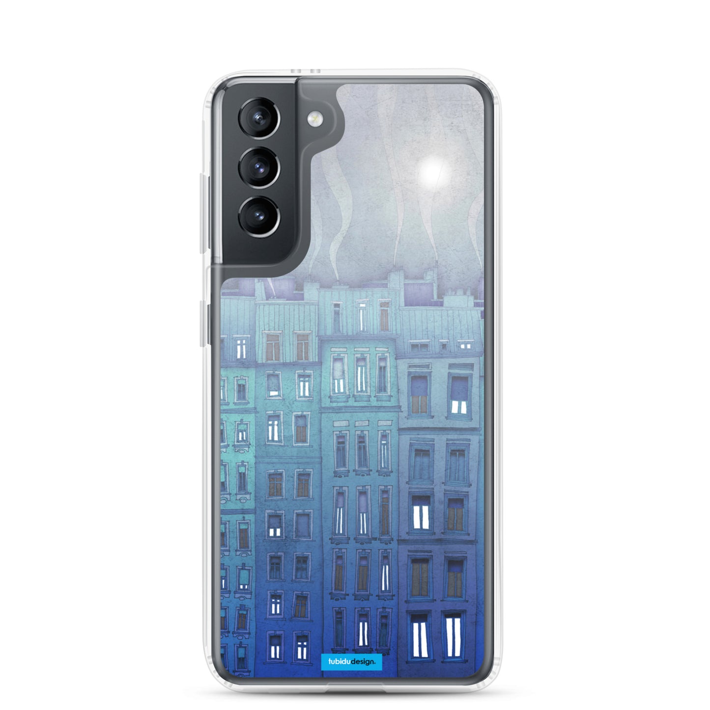 Foggy day in Paris - Illustrated Samsung Phone Case