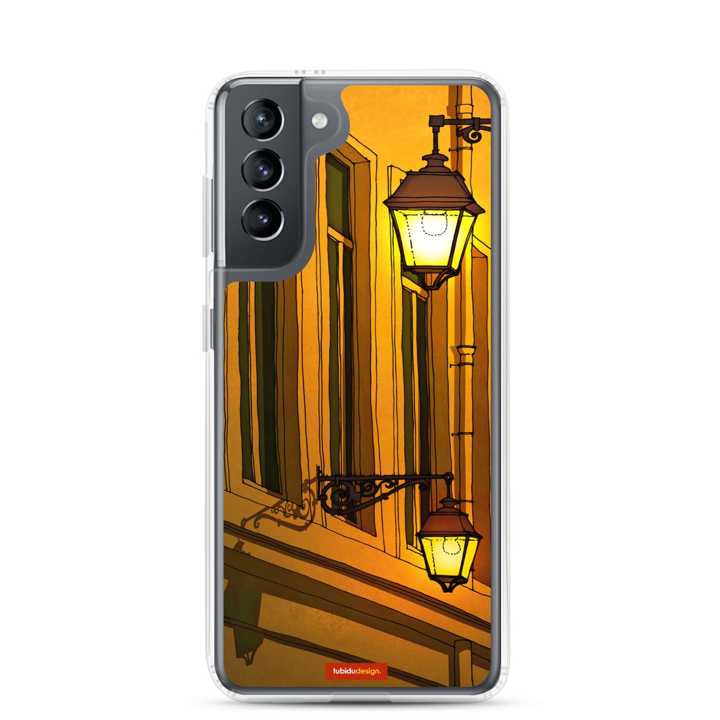 Quai St Michel (yellow) - Illustrated Samsung Phone Case