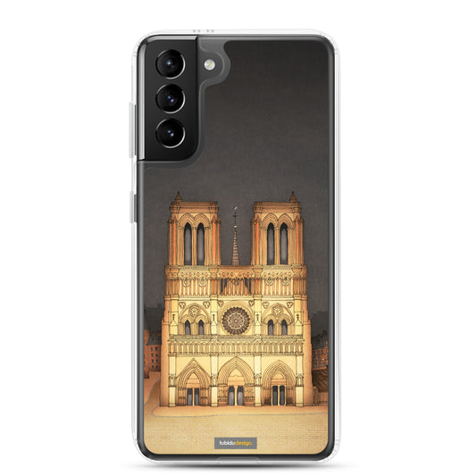The Notre Dame in Paris - Illustrated Samsung Phone Case