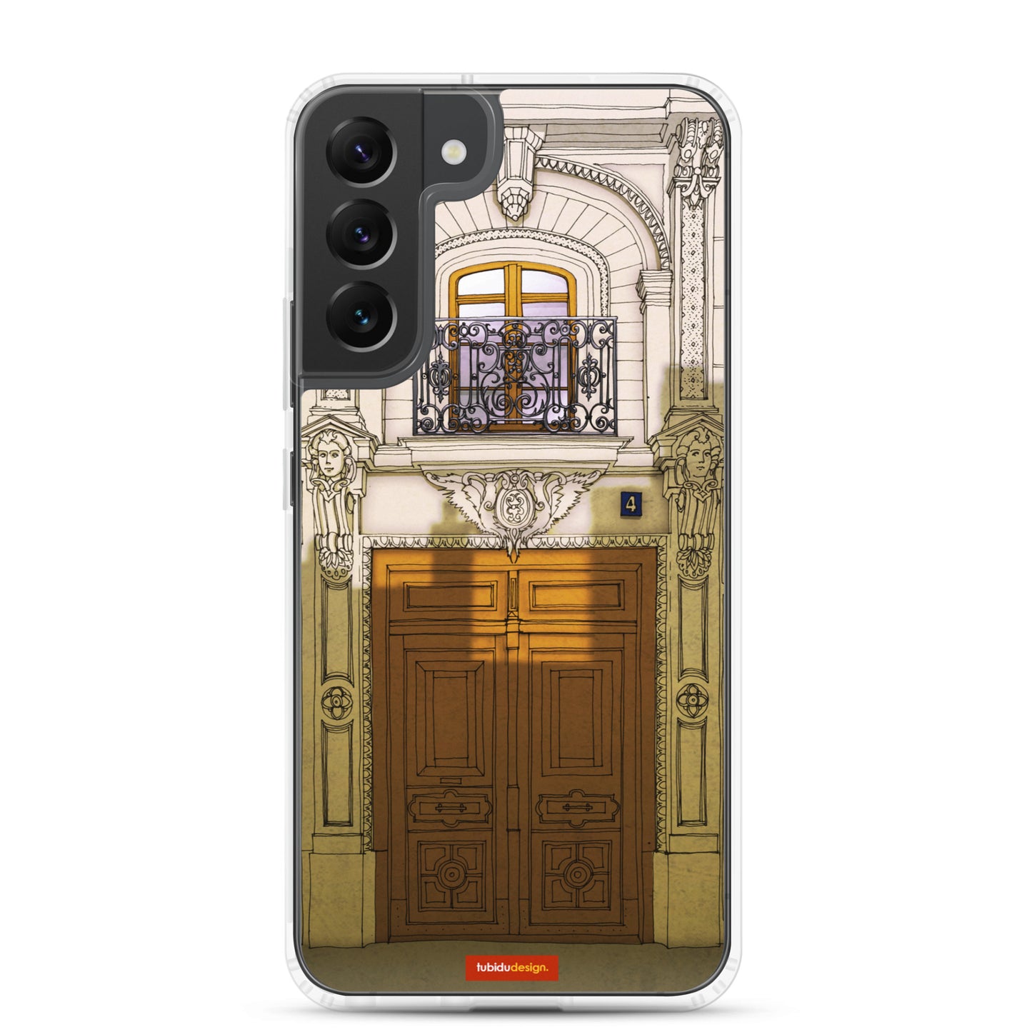 Fight for the light (brown) - Illustrated Samsung Phone Case